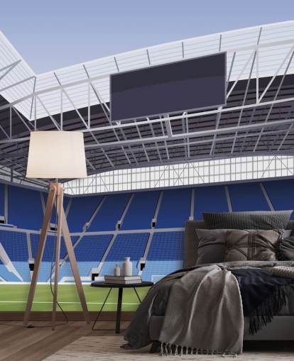 blue and green customizable everton wallpaper mural called Everton Stadium Football Stadium by Matthew J I Wood blue and green customizable everton wallpaper mural called Everton Stadium Football Stadium by Matthew J I Wood