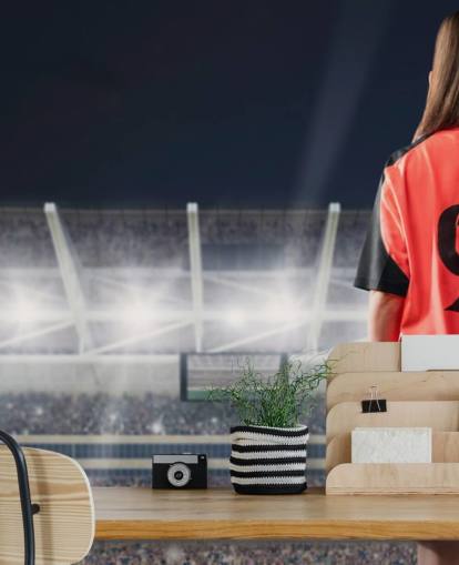 football wall mural called Number 9 for children's bedrooms and sports clubs football wall mural called Number 9 for children's bedrooms and sports clubs