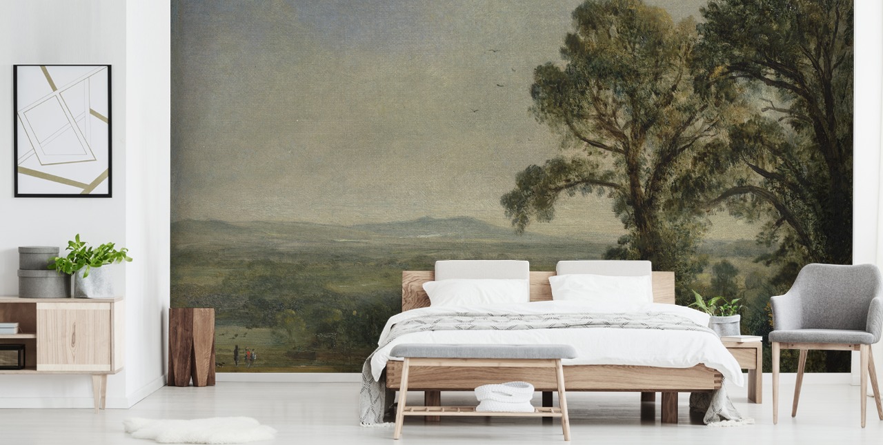 peinture murale d'art intitulée Bardon Hill, Coleorton Hall par John Constable pour les chambres et les bureaux à domicile peinture murale d'art intitulée Bardon Hill, Coleorton Hall par John Constable pour les chambres et les bureaux à domicile
