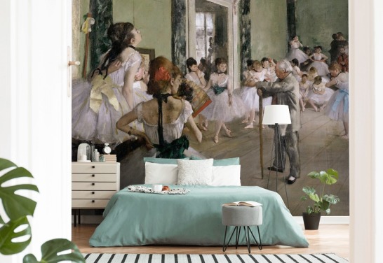 kunsttapet kalt The Dance Class av Edgar Degas for soverom og stuer