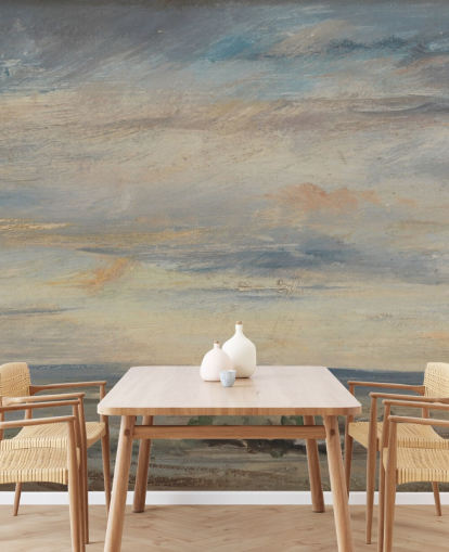 mural de papel de parede de belas artes chamado Cloud Study, Early Morning, Looking East from Hampstead, de John Constable mural de papel de parede de belas artes chamado Cloud Study, Early Morning, Looking East from Hampstead, de John Constable