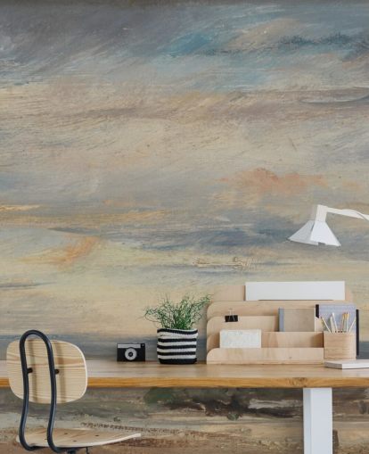 konsttapet väggmålning som heter Cloud Study, Early Morning, Looking East from Hampstead av John Constable konsttapet väggmålning som heter Cloud Study, Early Morning, Looking East from Hampstead av John Constable