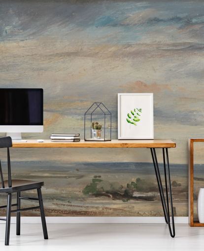 kunsttapet veggmaleri kalt Cloud Study, Early Morning, Looking East from Hampstead av John Constable kunsttapet veggmaleri kalt Cloud Study, Early Morning, Looking East from Hampstead av John Constable