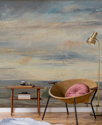 mural de papel pintado de bellas artes llamado Cloud Study, Early Morning, Looking East from Hampstead de John Constable mural de papel pintado de bellas artes llamado Cloud Study, Early Morning, Looking East from Hampstead de John Constable