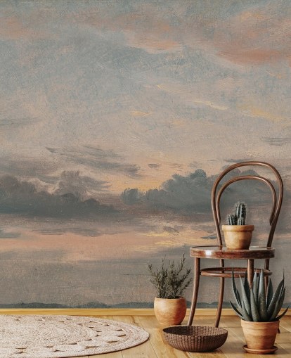 konsttapet väggmålning som heter A Cloud Study, Sunset av John Constable för sovrum och vardagsrum konsttapet väggmålning som heter A Cloud Study, Sunset av John Constable för sovrum och vardagsrum