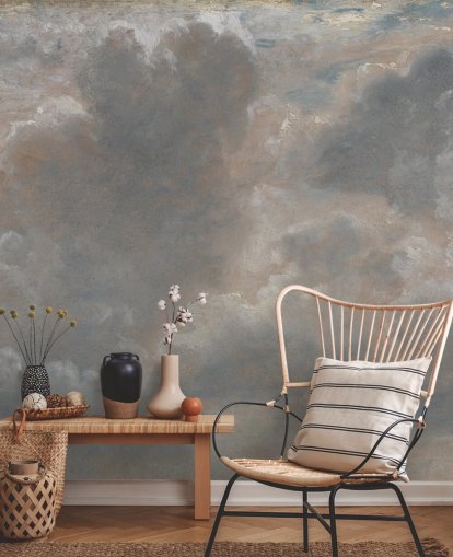 konstväggmålning kallad Cloud Study av John Constable för vardagsrum, badrum och sovrum konstväggmålning kallad Cloud Study av John Constable för vardagsrum, badrum och sovrum