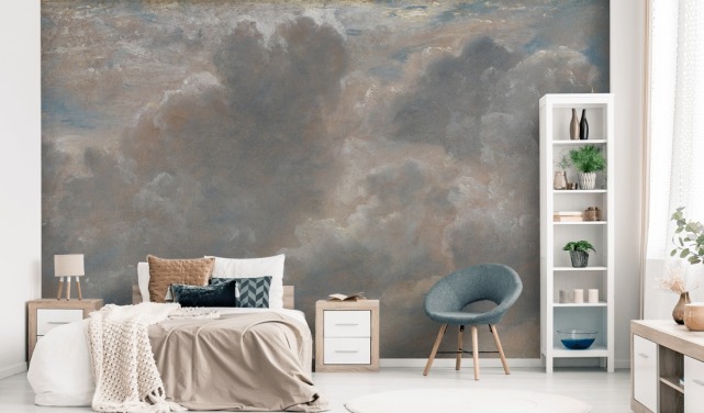 John Constablen taide-seinämaalaus nimeltä Cloud Study olohuoneisiin, kylpyhuoneisiin ja makuuhuoneisiin