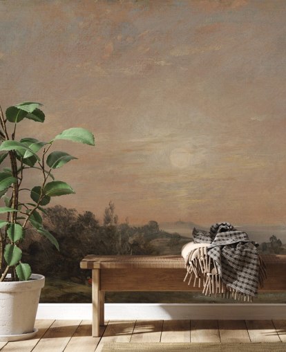 mural de papel pintado de bellas artes llamado Hampstead Heath mirando hacia Harrow de John Constable mural de papel pintado de bellas artes llamado Hampstead Heath mirando hacia Harrow de John Constable