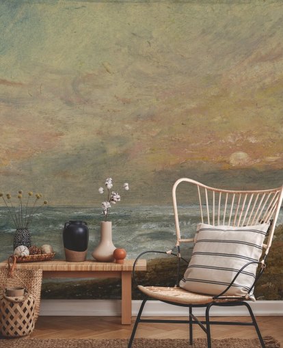 Kunsttapete namens Hove Beach von John Constable für Schlafzimmer, Wohnzimmer und Heimbüros Kunsttapete namens Hove Beach von John Constable für Schlafzimmer, Wohnzimmer und Heimbüros