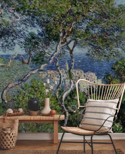 kunsttapet vægmaleri kaldet Bordighera af Claude Monet til stuer, soveværelser og kontorer kunsttapet vægmaleri kaldet Bordighera af Claude Monet til stuer, soveværelser og kontorer