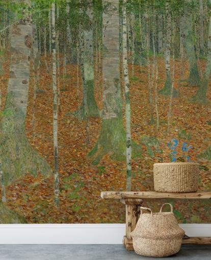 fresque murale d'art intitulée The Birch Wood de Claude Monet pour les chambres, les salons et les bureaux fresque murale d'art intitulée The Birch Wood de Claude Monet pour les chambres, les salons et les bureaux