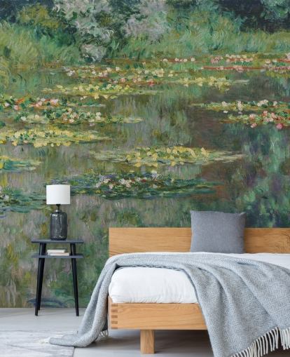 Monet'n taidetaustakuvamaalaus Le Bassin des Nympheas makuuhuoneisiin, kylpyhuoneisiin ja oleskelutiloihin Monet'n taidetaustakuvamaalaus Le Bassin des Nympheas makuuhuoneisiin, kylpyhuoneisiin ja oleskelutiloihin