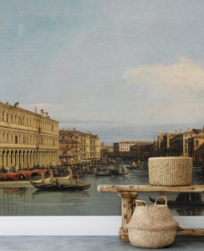 fine art wallpaper mural called Venice Grand Canal by Canaletto the Younger fine art wallpaper mural called Venice Grand Canal by Canaletto the Younger