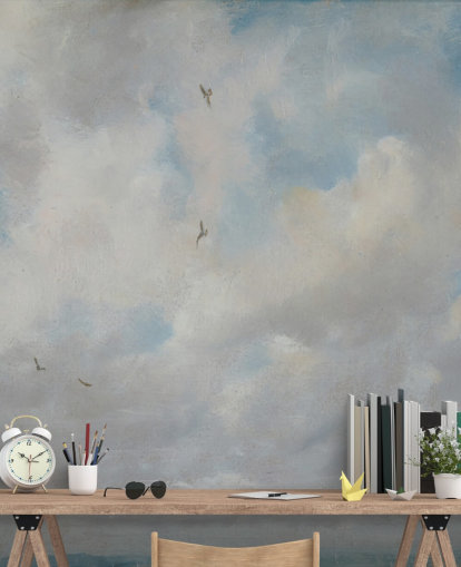 John Constablen taiteen seinämaalaus nimeltä Cloud Study, 1821 keittiöihin, kylpyhuoneisiin ja makuuhuoneisiin John Constablen taiteen seinämaalaus nimeltä Cloud Study, 1821 keittiöihin, kylpyhuoneisiin ja makuuhuoneisiin