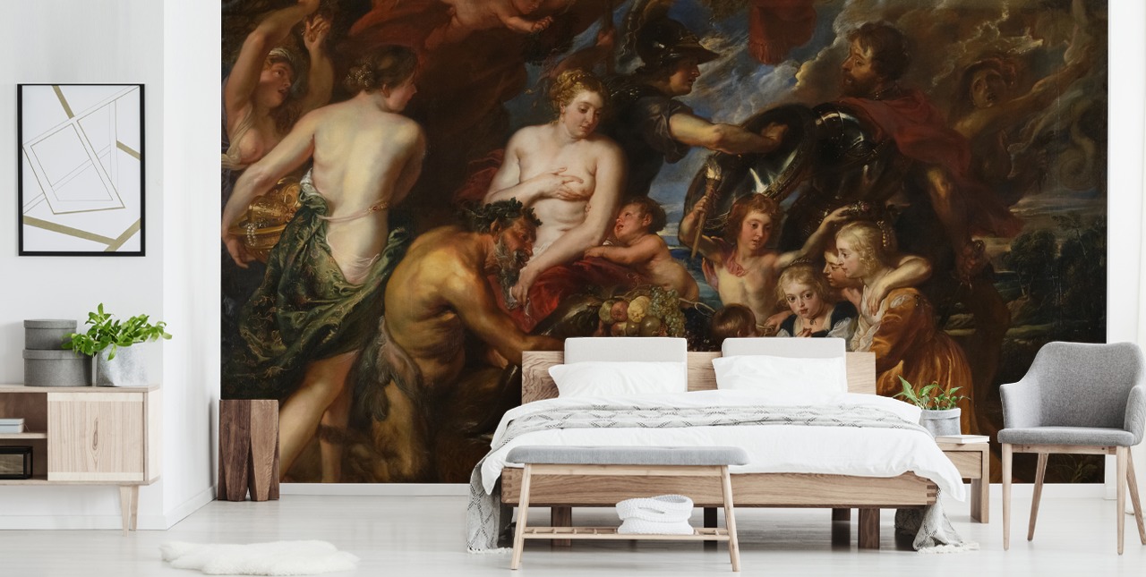 art wallpaper mural called Minerva Protects Pax from Mars by Peter Paul Rubens for homes and businesses art wallpaper mural called Minerva Protects Pax from Mars by Peter Paul Rubens for homes and businesses