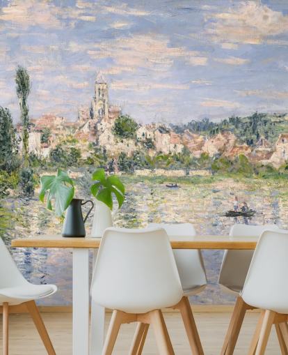 murale d'arte chiamato Vetheuil in Summer di Claude Monet per salotti e sale da pranzo murale d'arte chiamato Vetheuil in Summer di Claude Monet per salotti e sale da pranzo