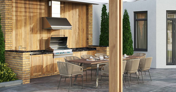 contemporary outdoor kitchen ideas