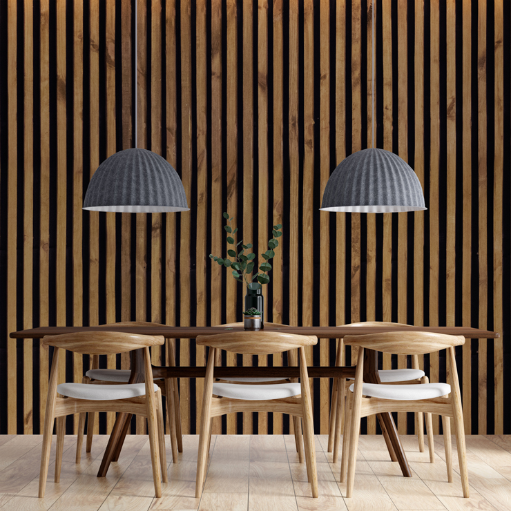 acoustic wallpaper for dining room