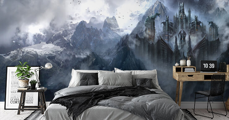 Dragonstone wallpaper mural for gamer's bedrooms