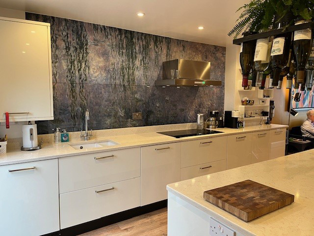 monet wallpaper mural for kitchens 