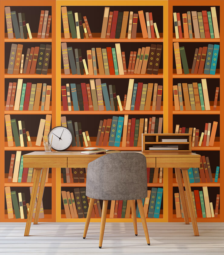 fake books decor for home offices