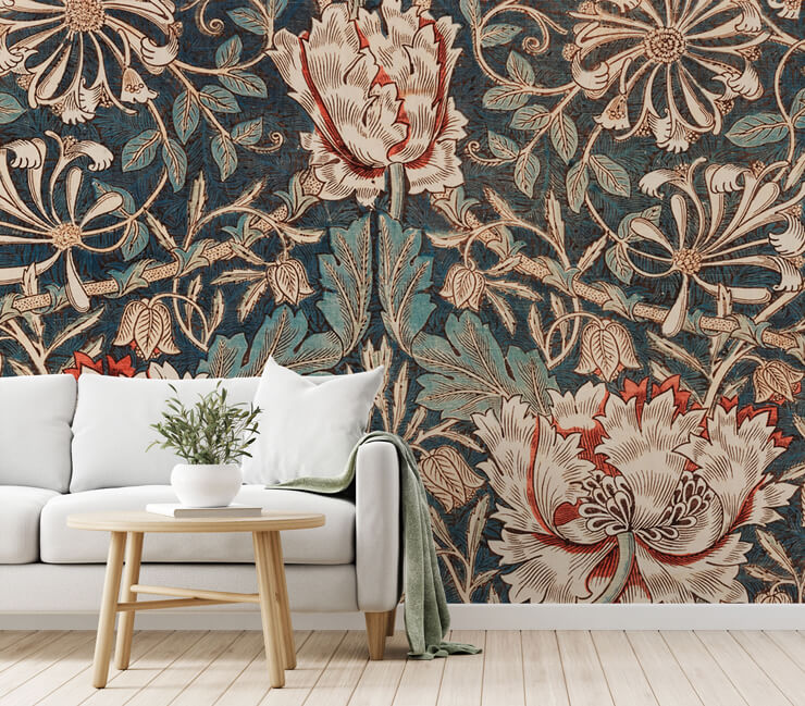 honeysuckle wallpaper mural for living rooms in 2025