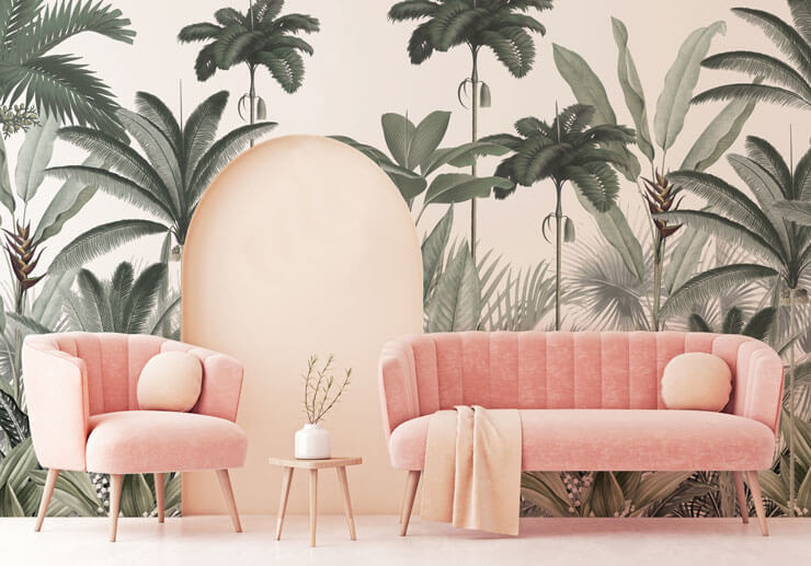 80s wallpaper for living rooms called stylish tropical landscape 80s wallpaper for living rooms called stylish tropical landscape