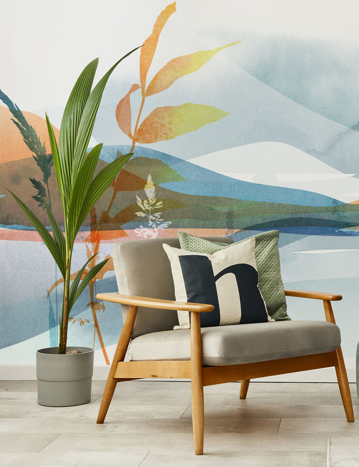 tranquil flow wallpaper mural tranquil flow wallpaper mural