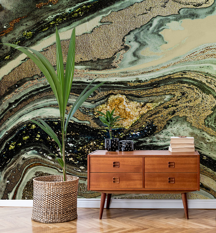 caramel gold marble wallpaper mural by Lara Skinner caramel gold marble wallpaper mural by Lara Skinner