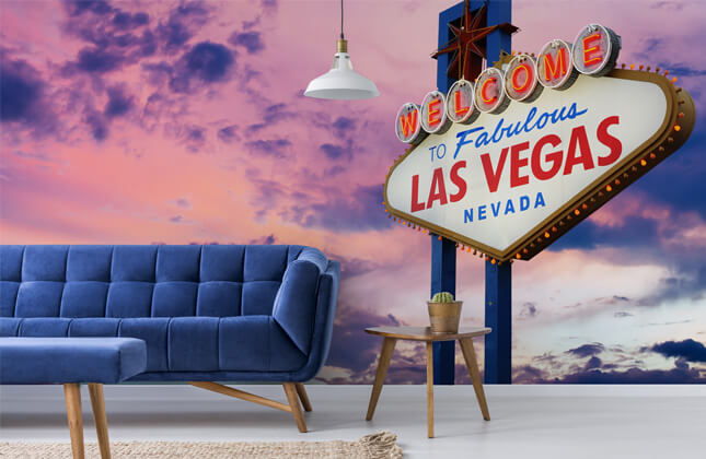 Mousus Pround Las Vegas City View Decorative Tapestry Tapestries American  Nevada State Las Vegas Tapestry Wall Hanging Home Wall Art Decor for Living