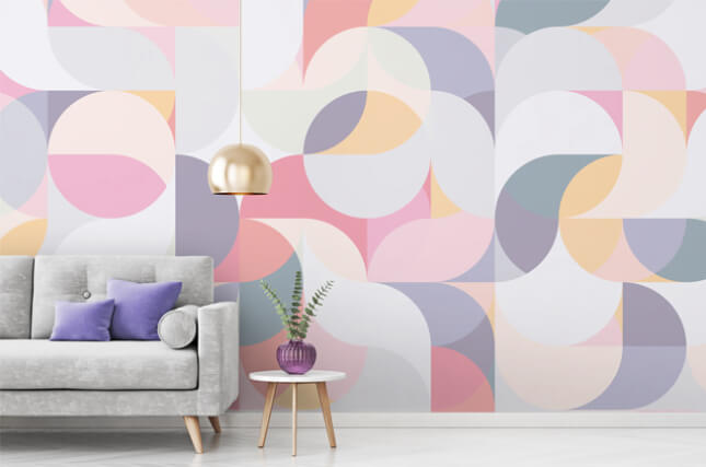 Holden Decor Wood Geometric Pink Wallpaper  1005m x 53cm  Wickescouk