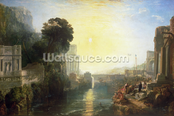 JMW Turner - Dido building Carthage Mural | Wallsauce UK