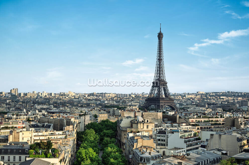 Paris City Wallpaper Wallsauce Us