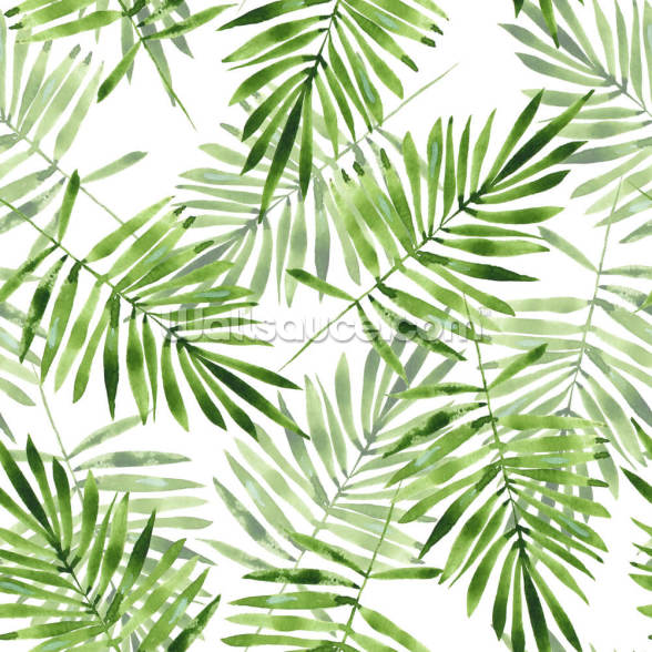 Green Palms Wallpaper | Wallsauce CA