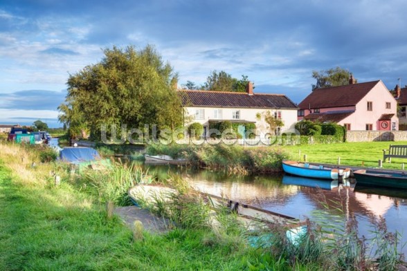 Early Morning At West Somerton A Picturesque Village On The River