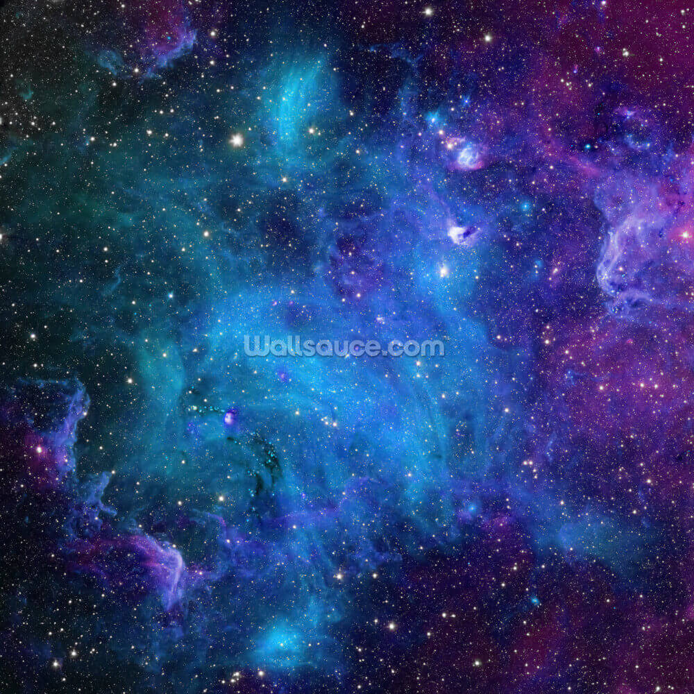 purple and blue customisable nebula wallpaper called Galaxy for bedrooms purple and blue customisable nebula wallpaper called Galaxy for bedrooms