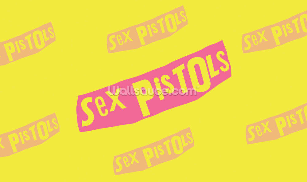 Sex Pistols Logo Wallpaper Mural Wallsauce Uk