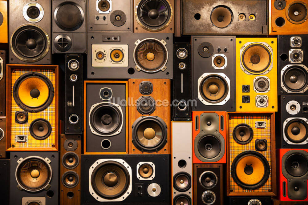 vintage audio speakers