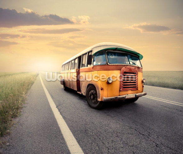 Old Bus Wall Mural | Wallsauce US