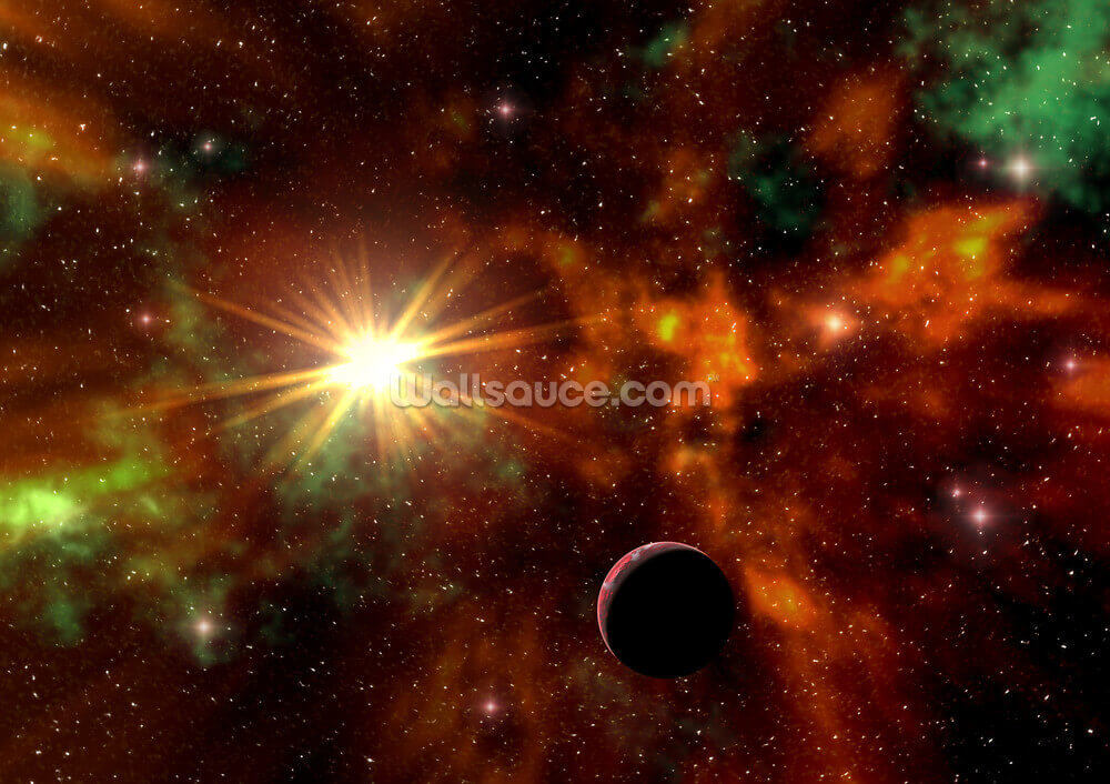 Decorazione murale con stelle Decorazione murale con stelle