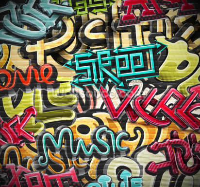 Graffiti Wallpaper Street Art Wall Murals Wallsauce Us