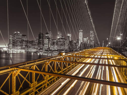 Brooklyn Bridge Bright Street
