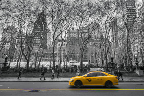 New York Taxi Colour Splash
