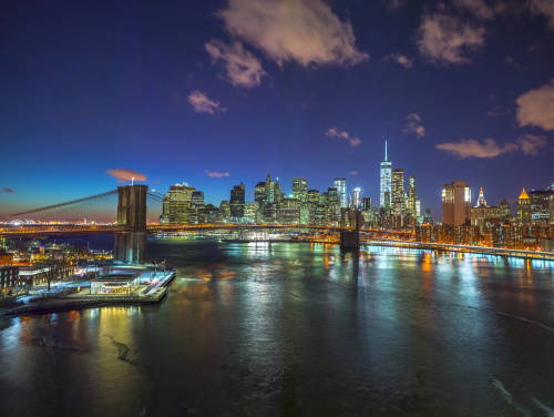 Colourful New York Night