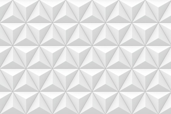3D Hvid Polygon Geometrisk Baggrund