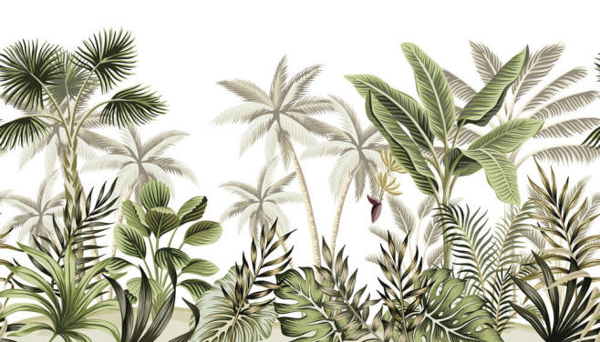 Palm Tree Wallpaper Wall Murals Wallsauce Us