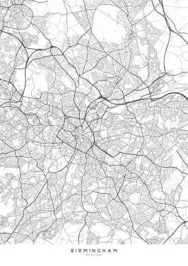 Birmingham City Map 