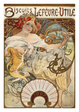 Biscuits Lefevre Utile 1897 Poster