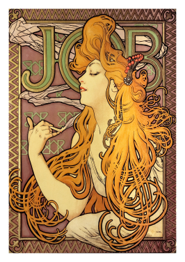 Job Cigarette Papers 1897 Paris Poster