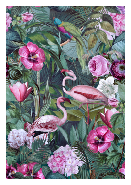 Flamingo Flower Paradise